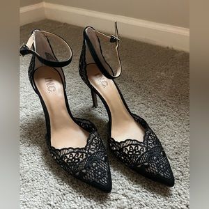 INC Lace Detail Mary Jane Heels Sz. 7.5